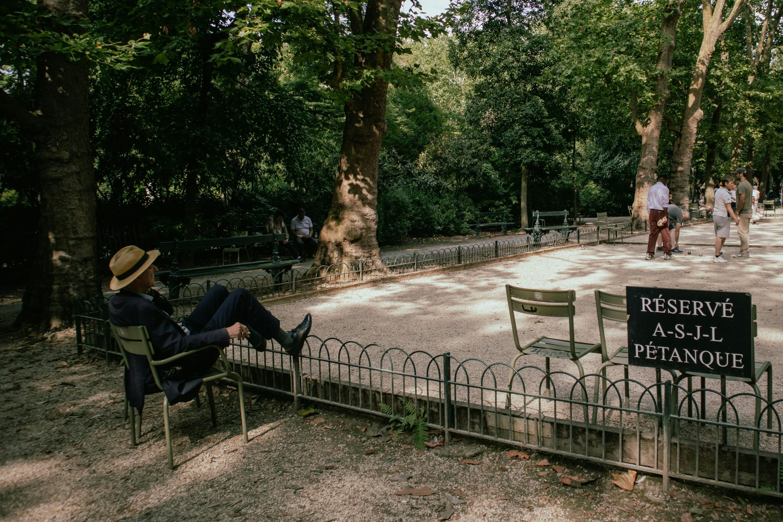 Terrain de pétanque sans décaissement